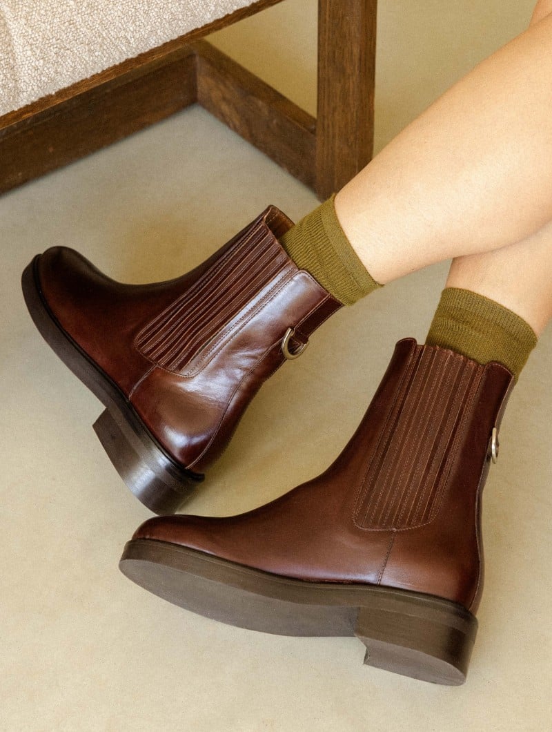 Bottines Marron Femme