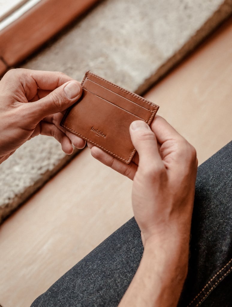 Pequeña Marroquinería : Bermudes - Cognac Patina