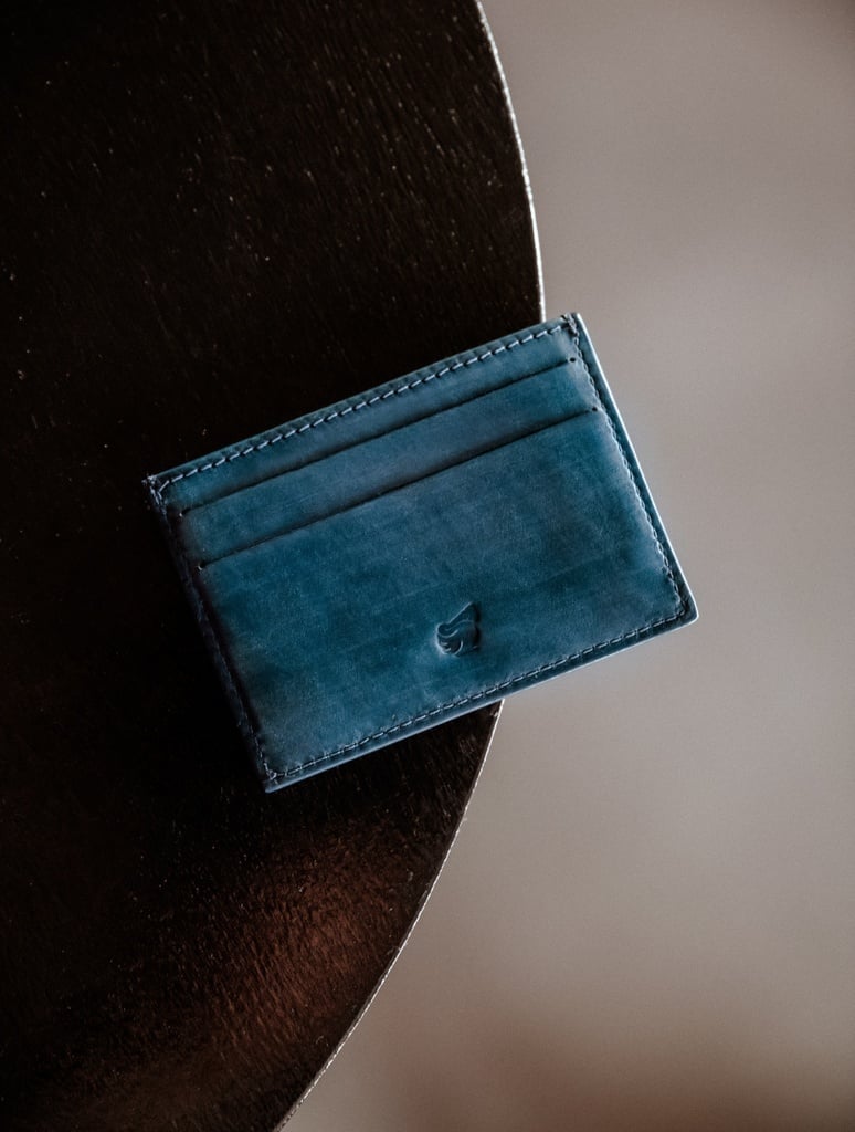 Pequeña Marroquinería : Bermudes - Navy Patina