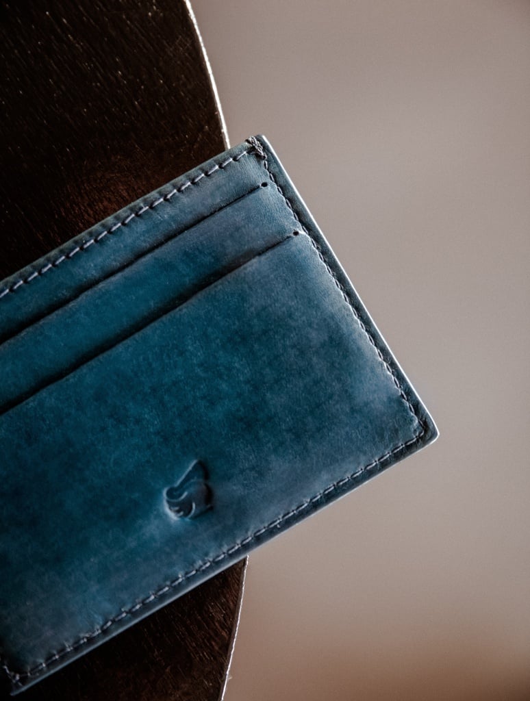 Pequeña Marroquinería : Bermudes - Navy Patina