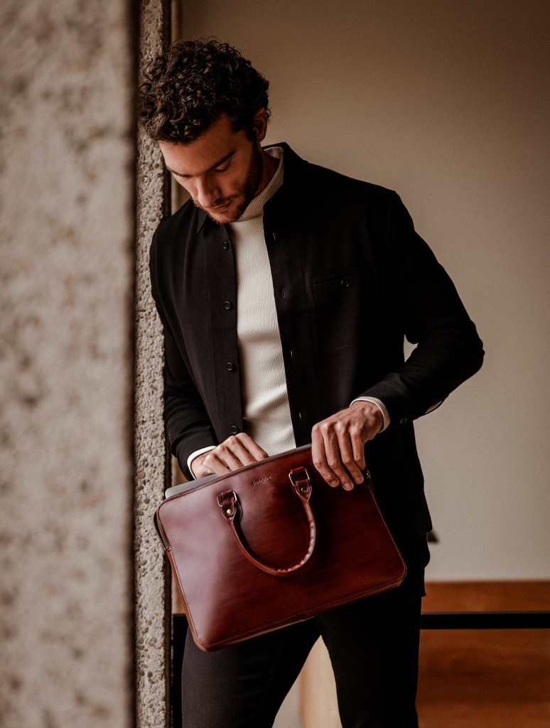 Sacoches Business : Cambon - Mahogany