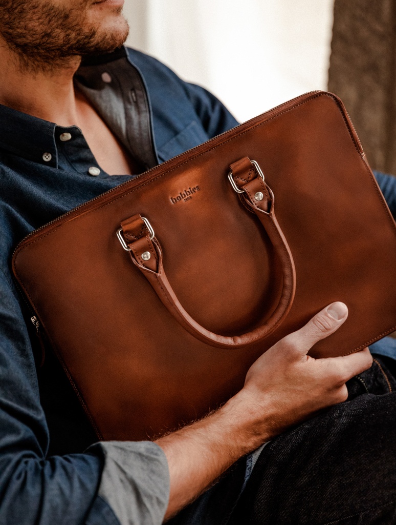 Sacoches Business : Cambon - Cognac Patina