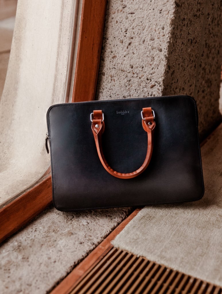 Maletines Business : Cambon - Abyss Blue & Cognac