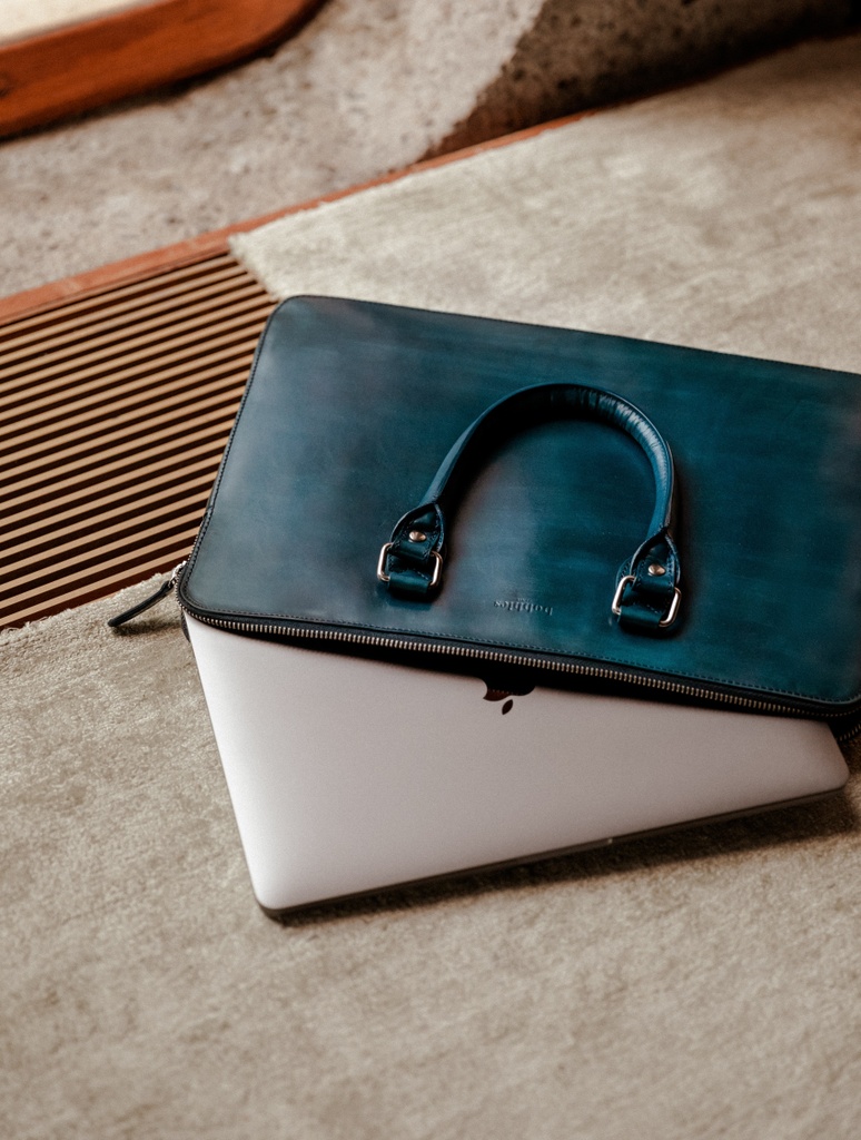 Sacoches Business : Cambon - Navy Patina