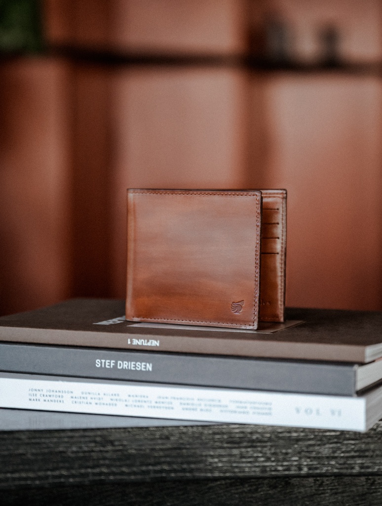 Pequeña Marroquinería : Jersey - Cognac Patina