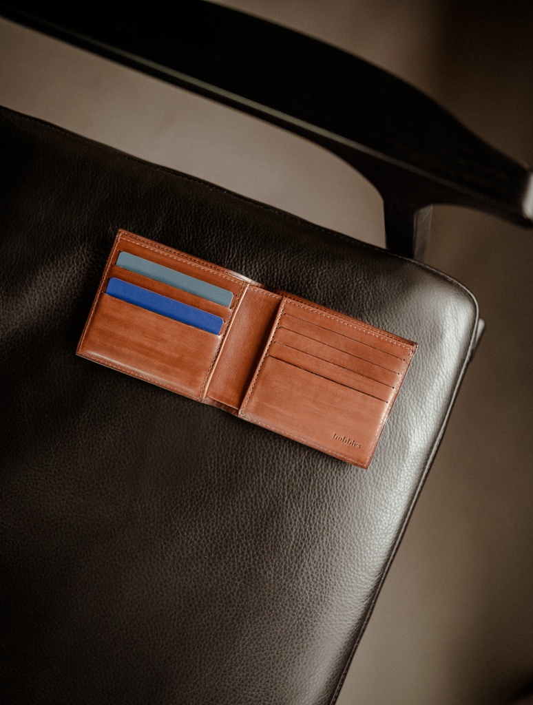 Pequeña Marroquinería : Jersey - Cognac Patina