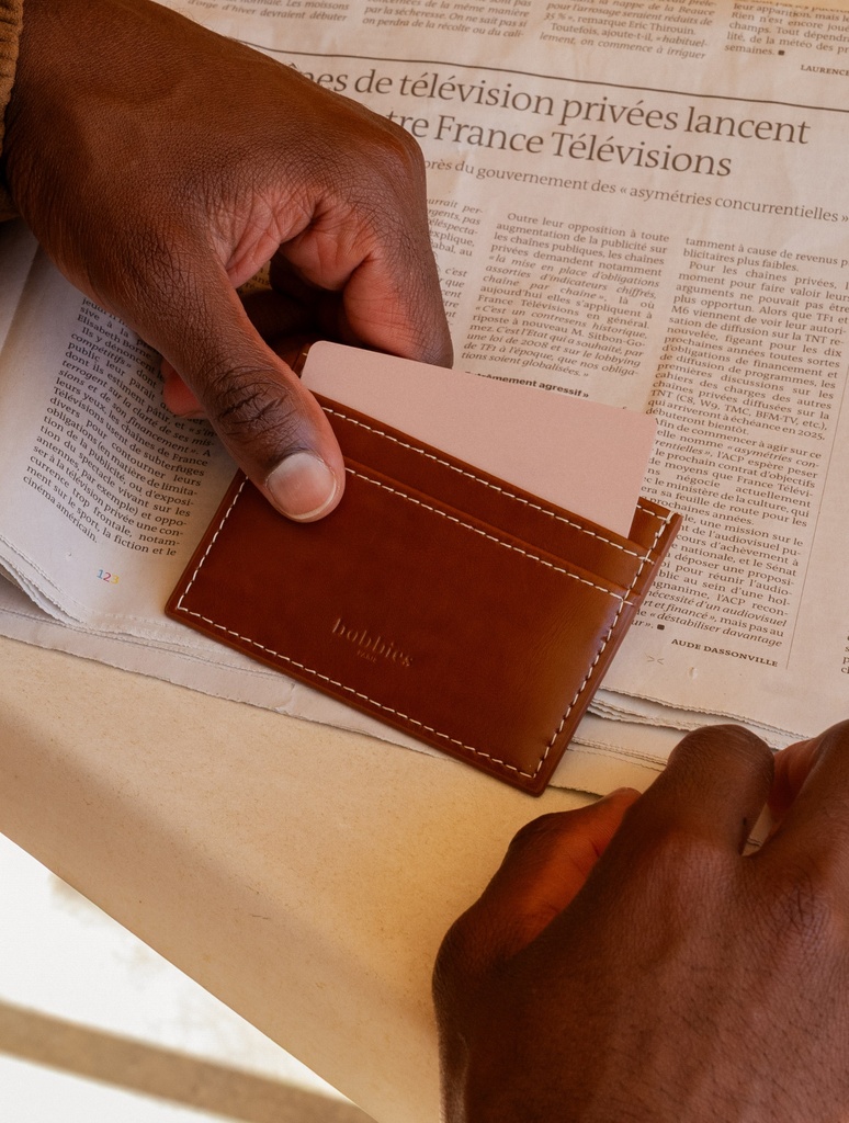 Pequeña Marroquinería : Jasper - Cognac