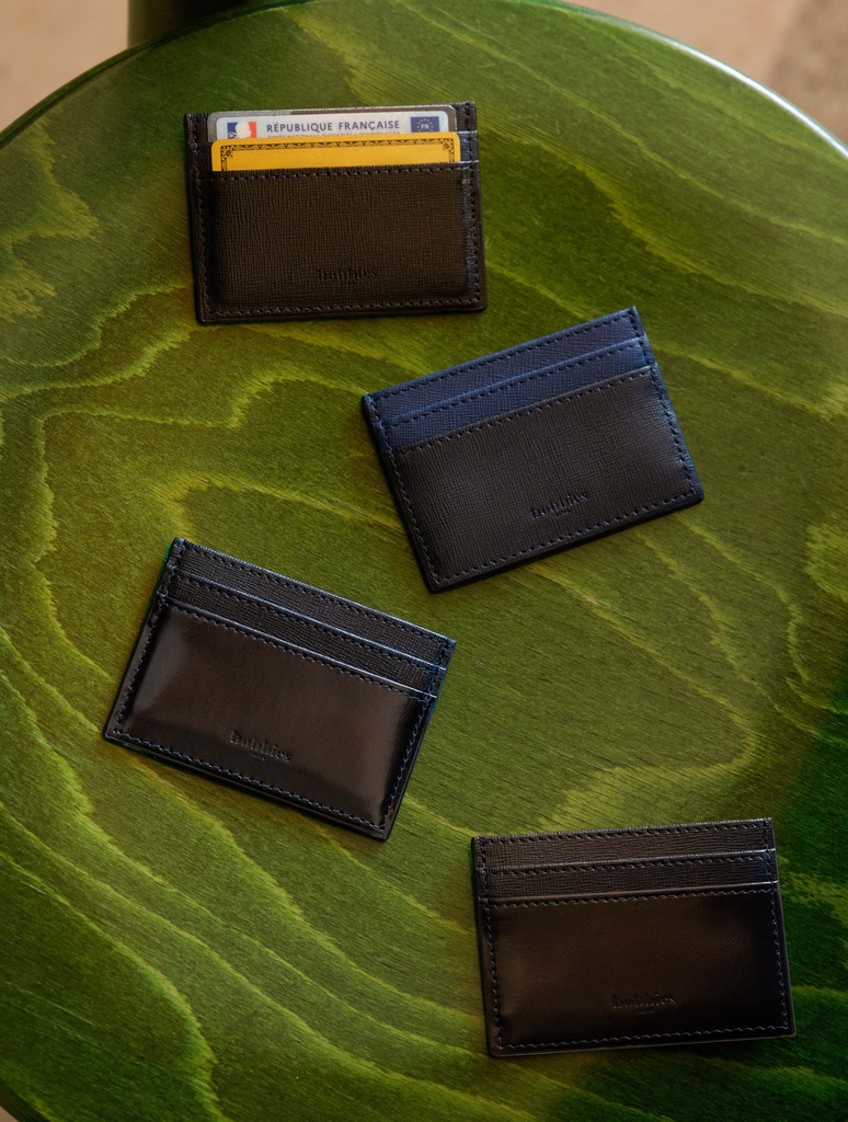 Small Leather Goods : Jasper - Dark Black