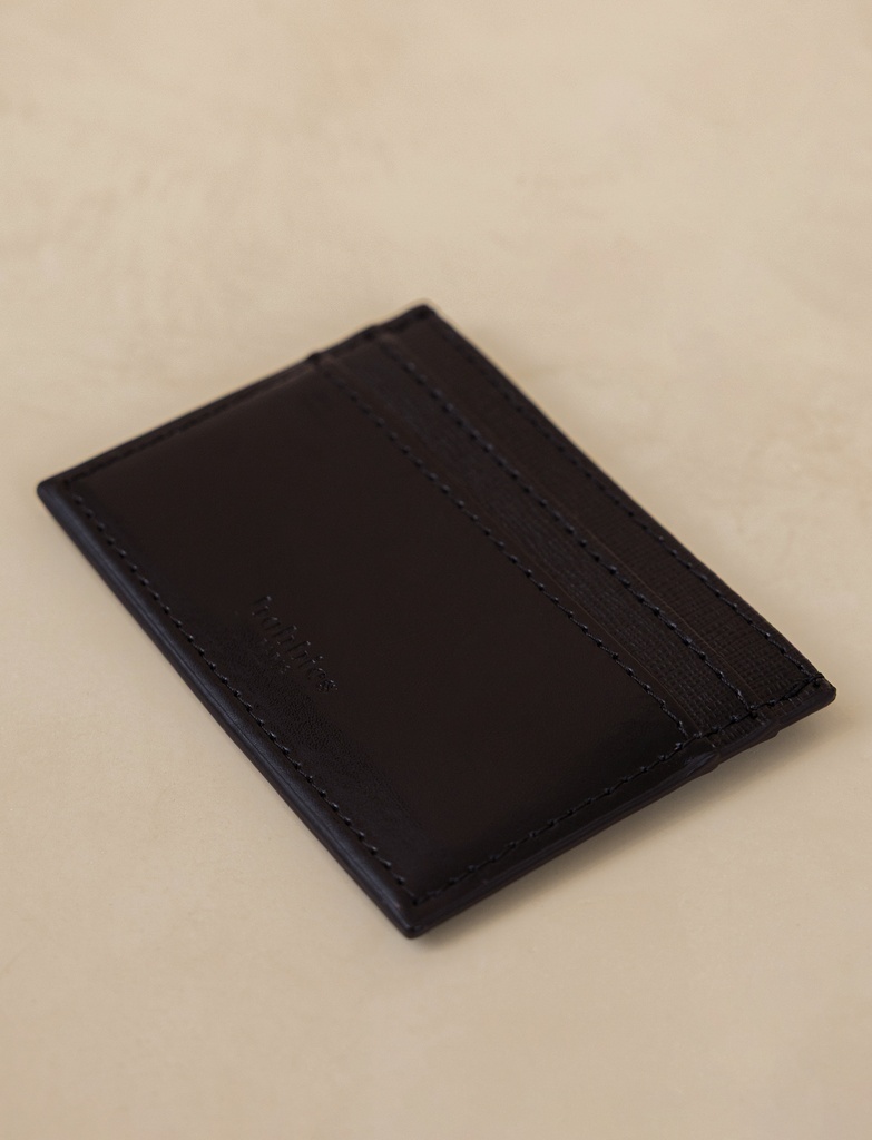Small Leather Goods : Jasper - Dark Black