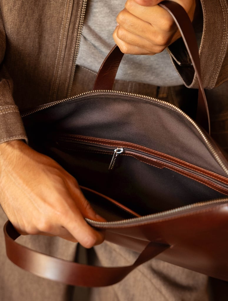 Briefcases : Soma - Mahogany