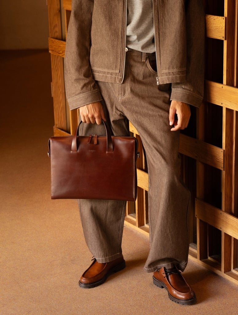 Briefcases : Soma - Mahogany