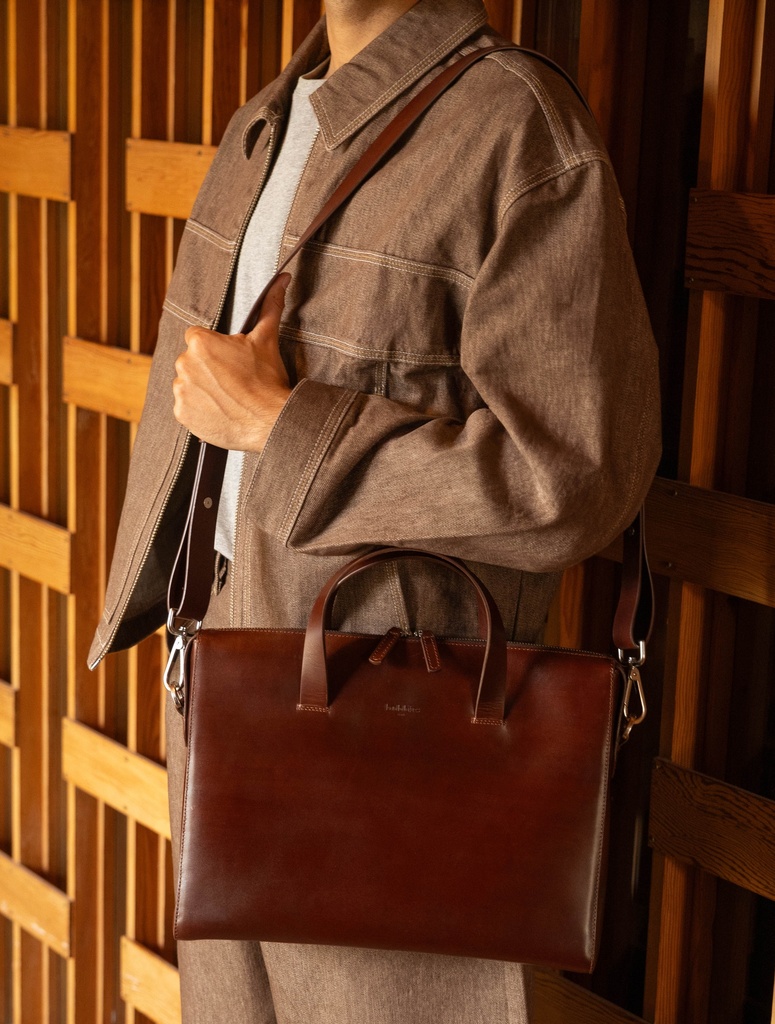 Briefcases : Soma - Mahogany