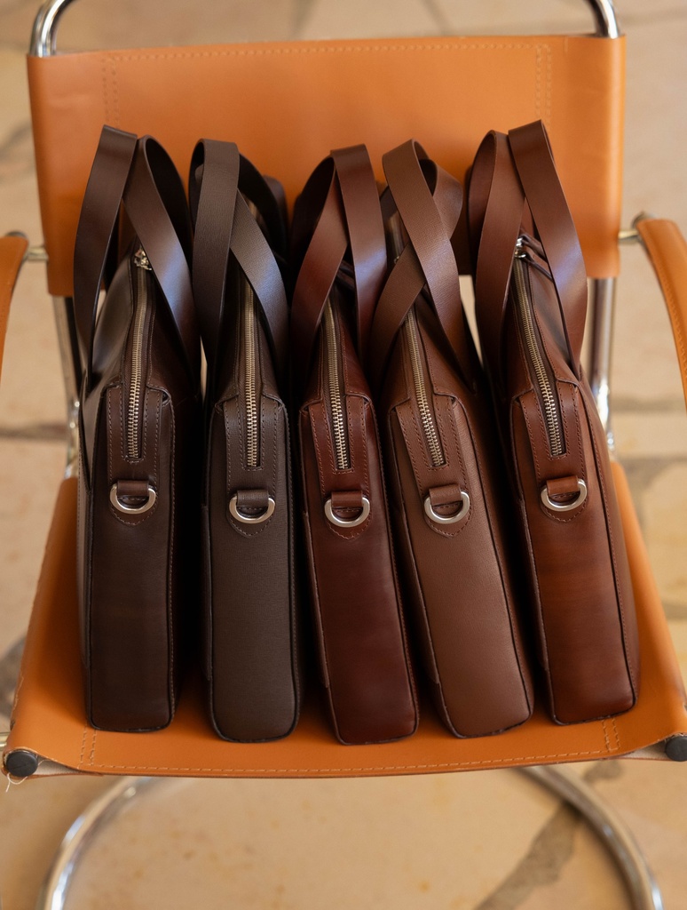 Briefcases : Soma - Mahogany