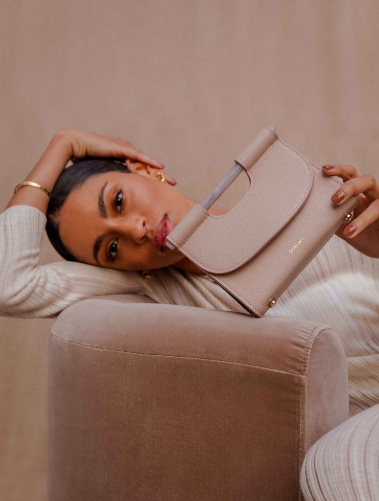 Sacs : Ancône Micro - Nude Latte