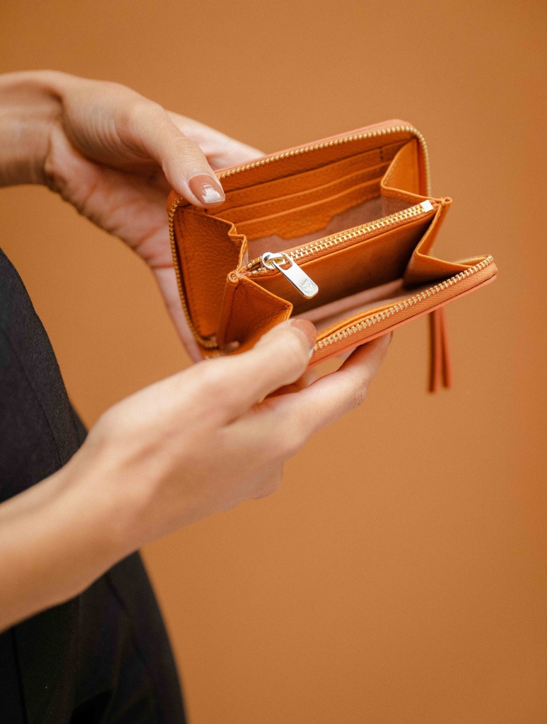 Small Leather Goods : Women's Wallet | Mabillon Oran Earth | Bobbies