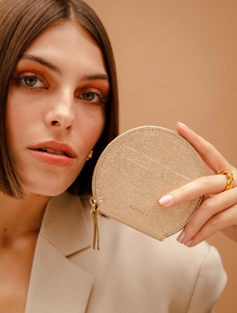 Kleine Lederwaren : Vérone - Iridescent Champagne