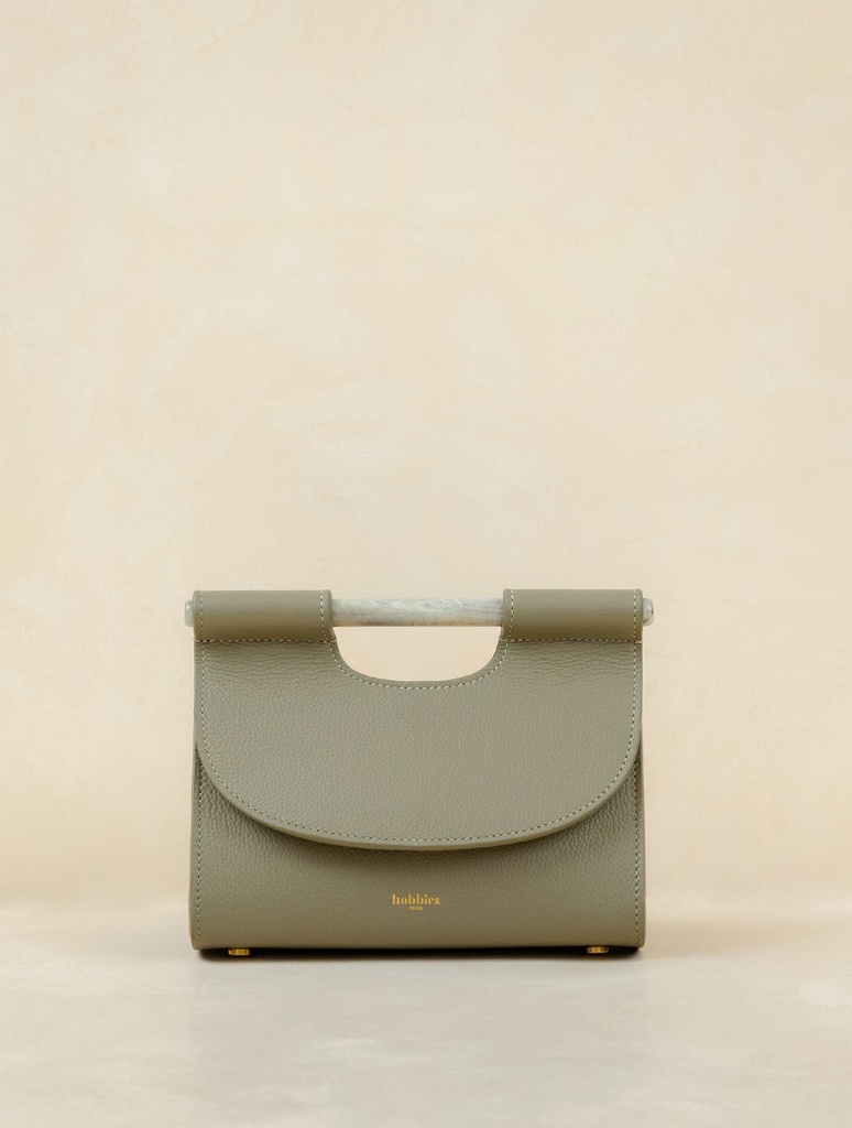 Women's leopard print suede crossbody bag | Ancône Mini Estérel