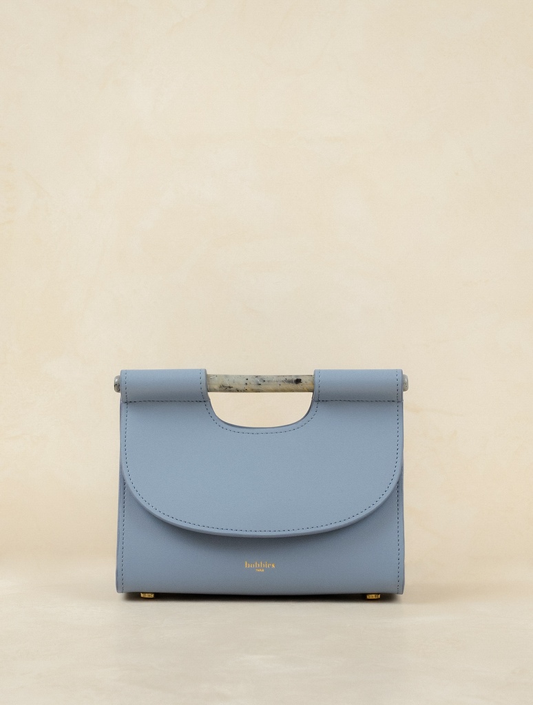 Women's camel leather crossbody bag | Ancône Mini Glacier | Bobbies