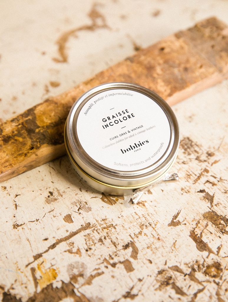 Leather Shoe care : Grease - Incolor