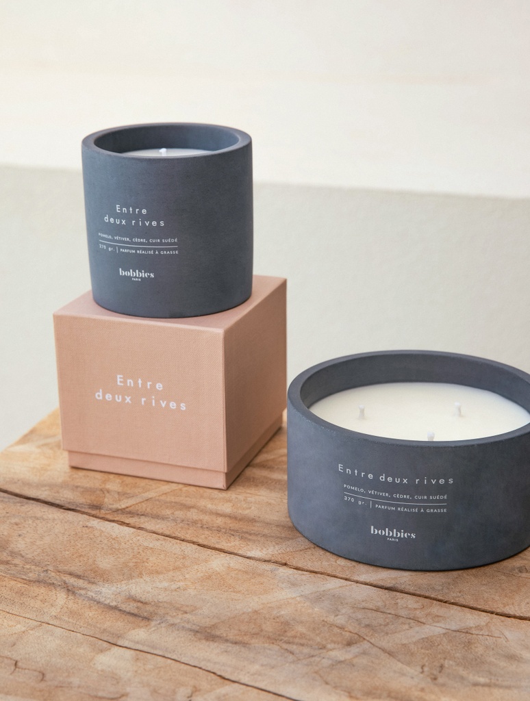 Kerzen  : Candle - Slate Blue