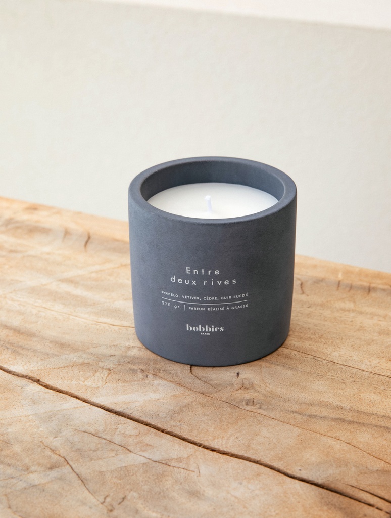 Kerzen  : Candle - Slate Blue