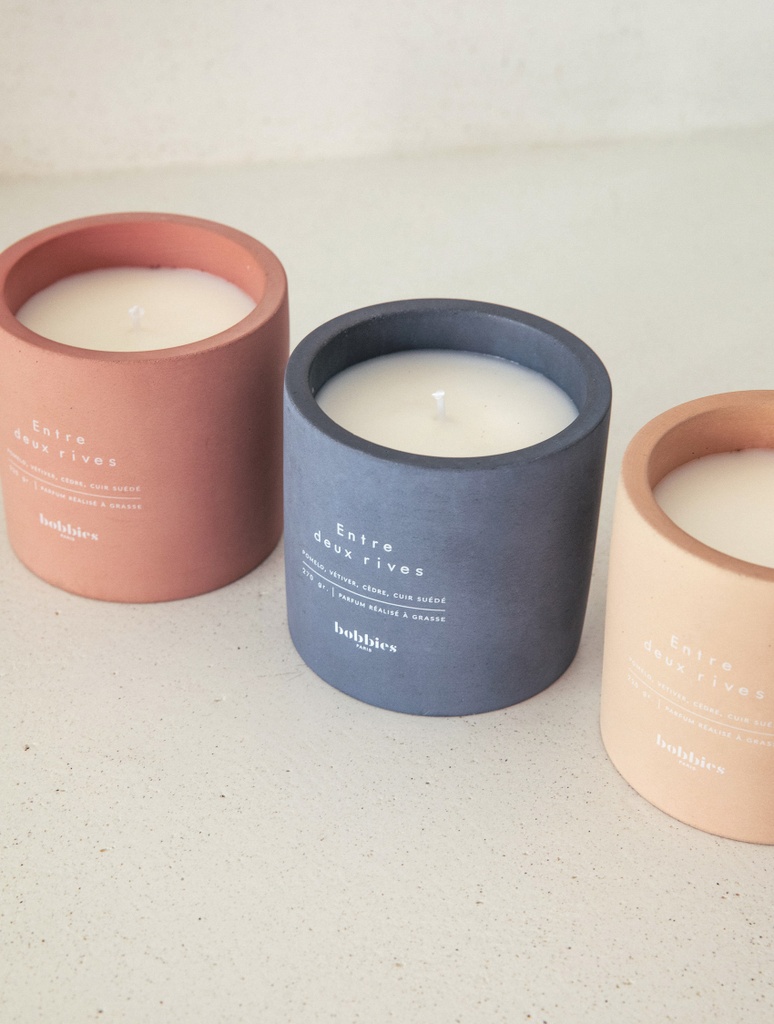 Kerzen  : Candle - Slate Blue