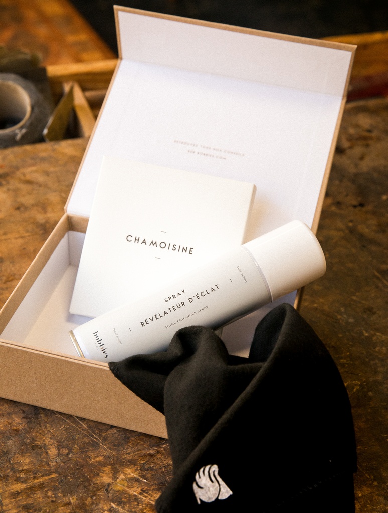 Reinigungsmittel : Zubehör Schuhpflege-Set - Lackleder - Bobbies