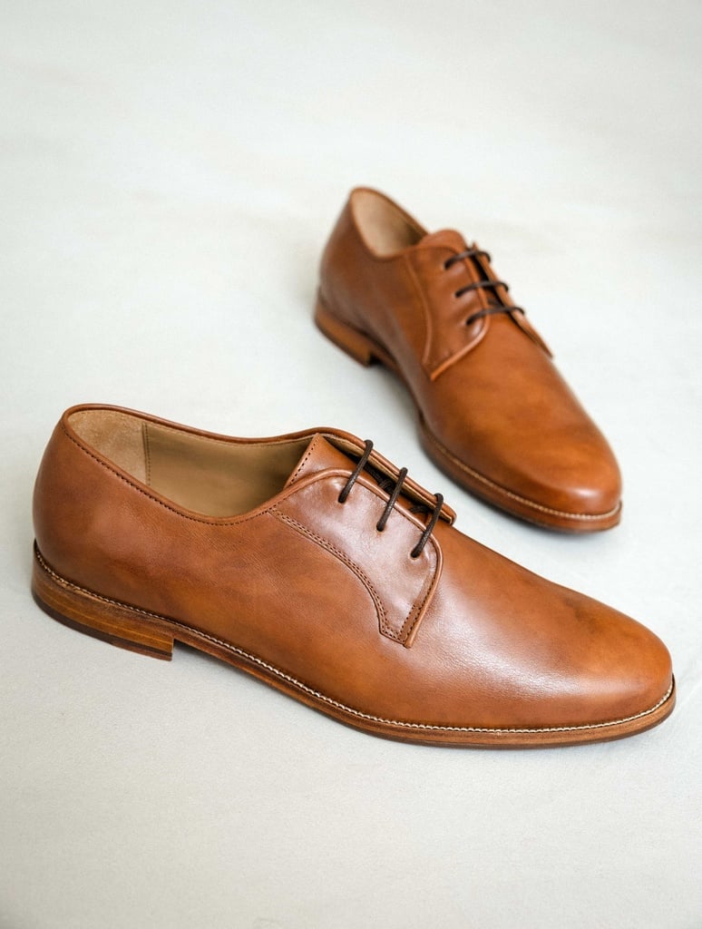 Derbys & Richelieu : Andy - Cognac