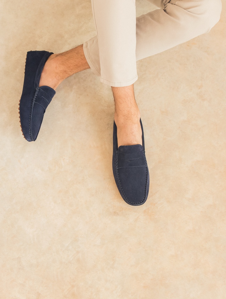 Mokassins : Élégant - Navy Blue