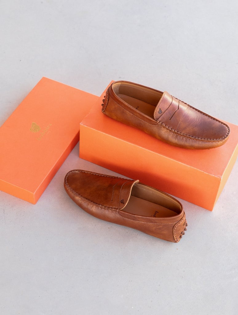 Mokassins : Lewis - Cognac