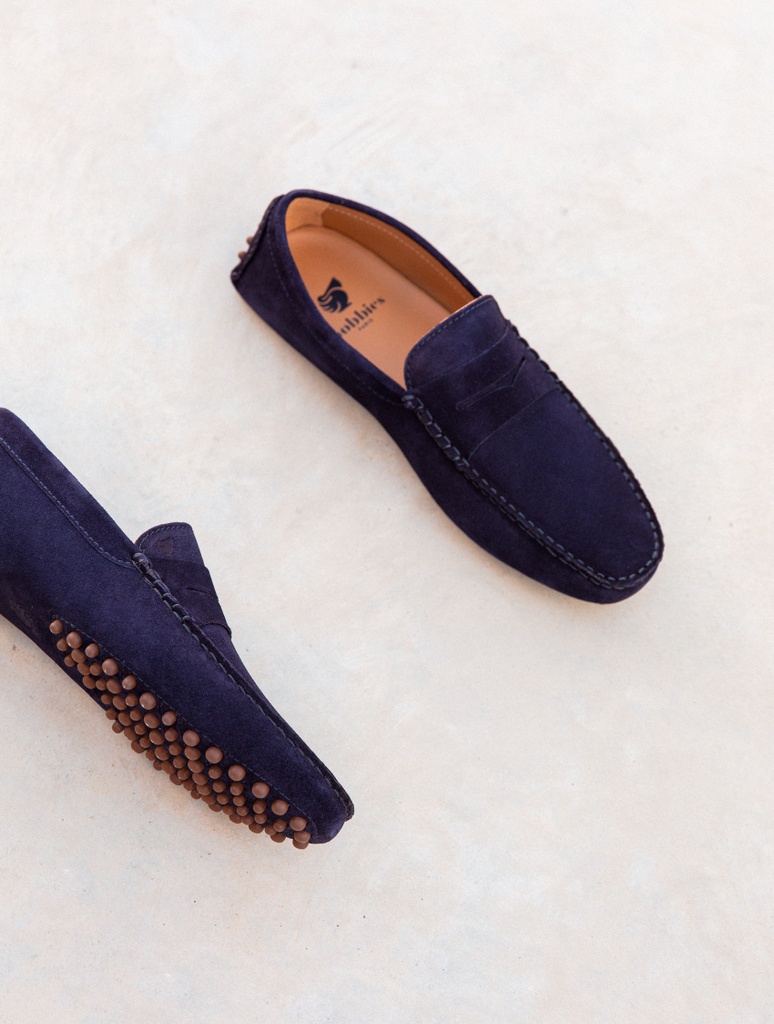 Mokassins : Lewis - Navy Blue