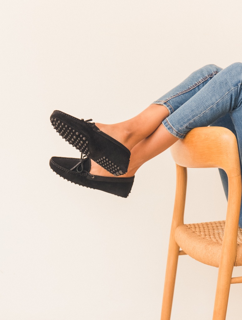 Mokassins & Derbys : Craquante - Black