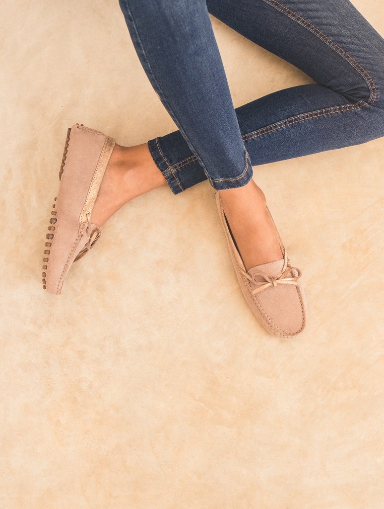 Mokassins & Derbys : Craquante - Champagne