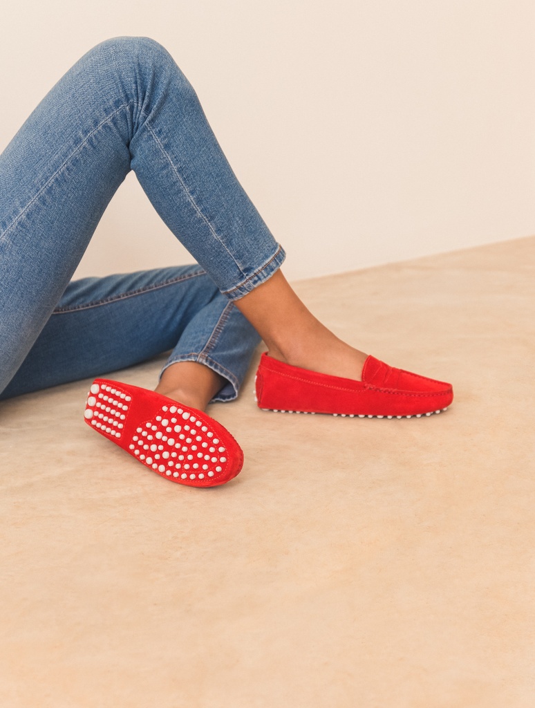 Mokassins & Derbys : Parisienne - Orange Bobbies