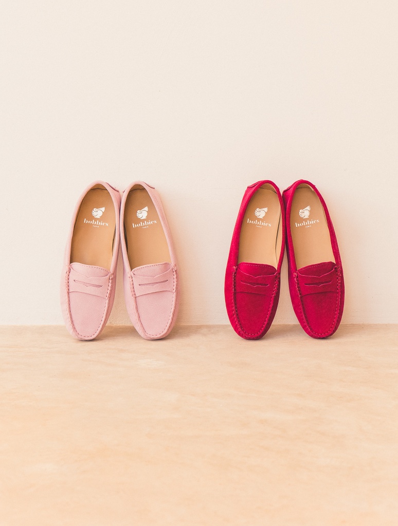 Mokassins & Derbys : Parisienne - Raspberry