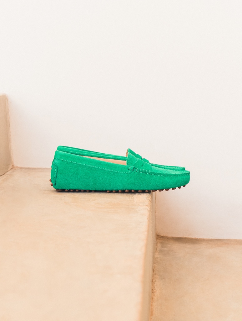 Mokassins & Derbys : Parisienne - Tangy Green