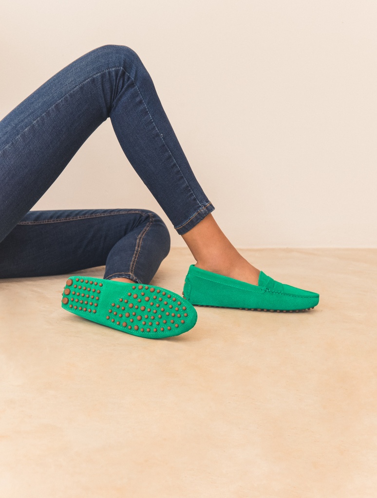 Mokassins & Derbys : Parisienne - Tangy Green