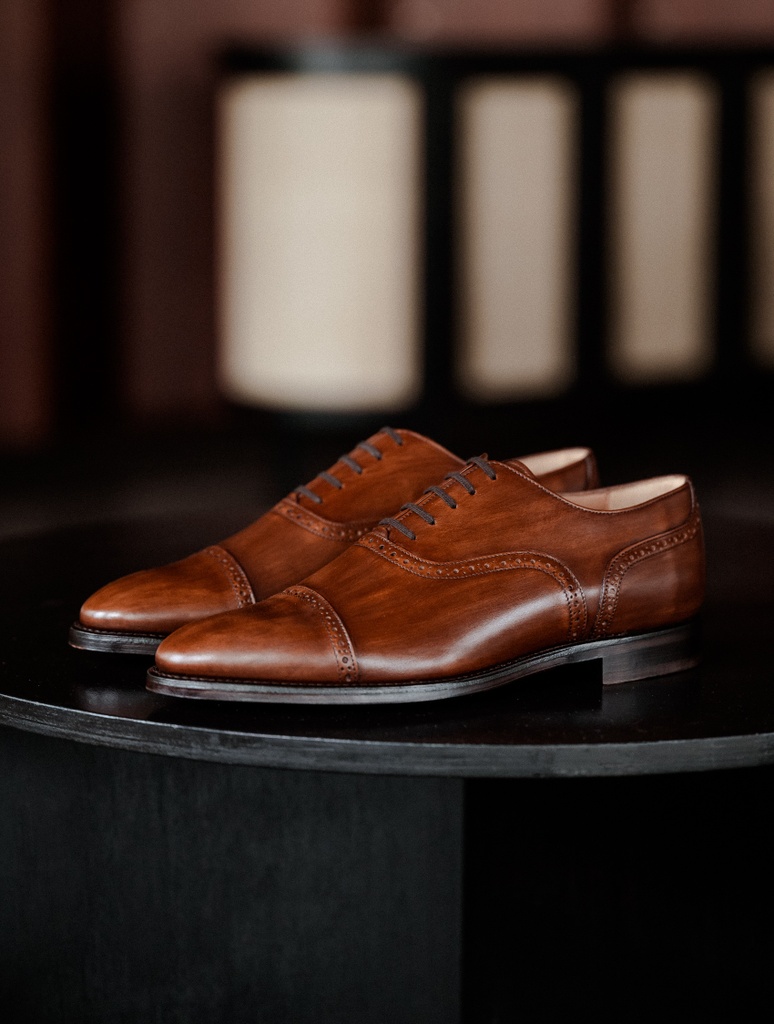 Derbies & Oxfords : Jean-Lennon - Cognac Patina