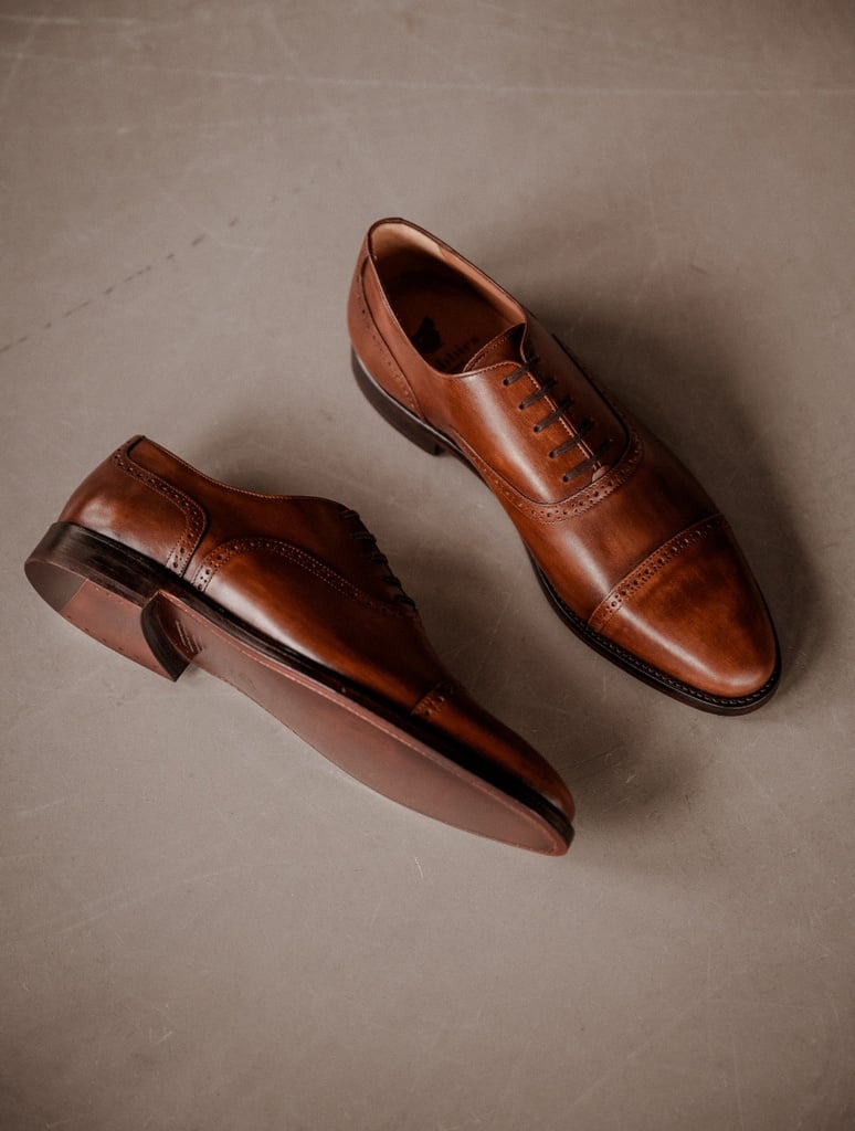 Derbies & Richelieu : Jean-Lennon - Cognac Patiné
