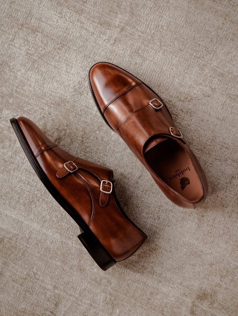 Derbies & Oxfords : Jean-Wayne - Cognac Patina