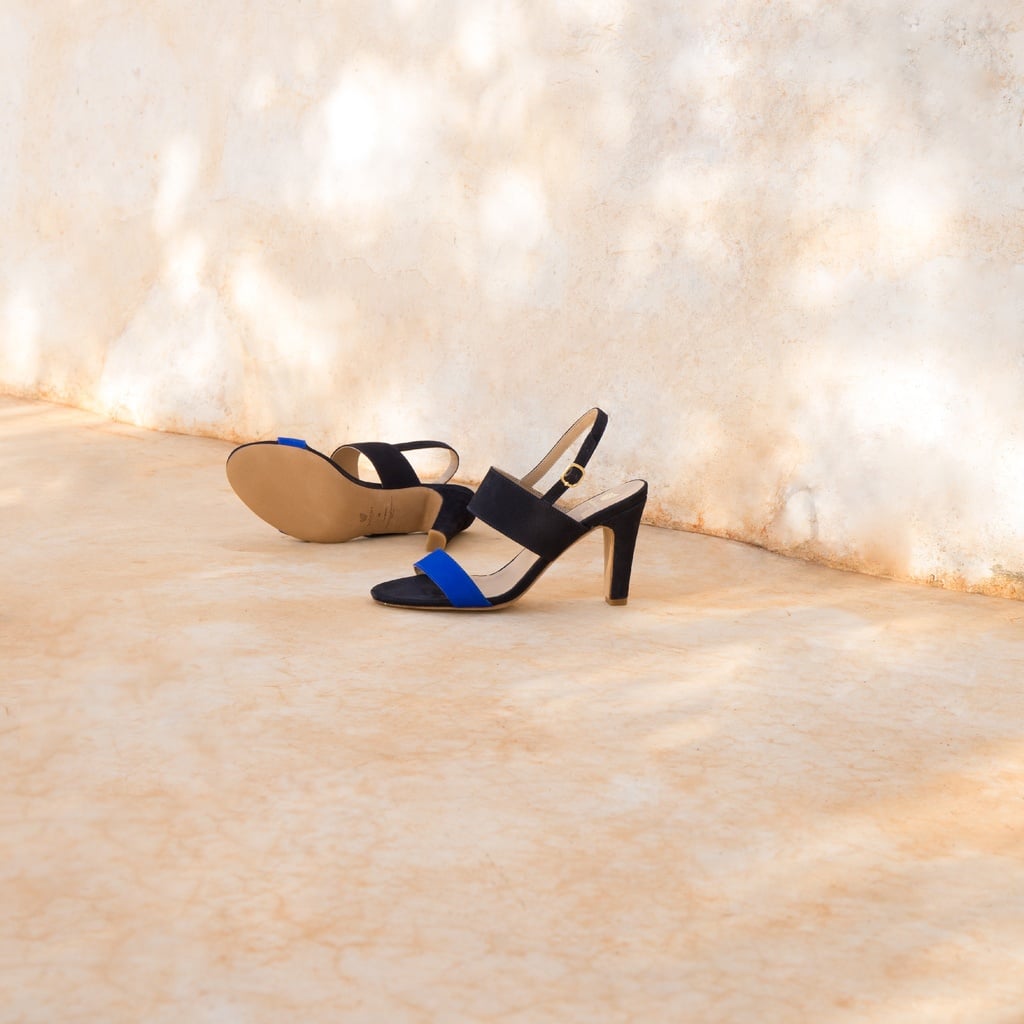 Sandales à Talons : La Capricieuse  - Navy Blue