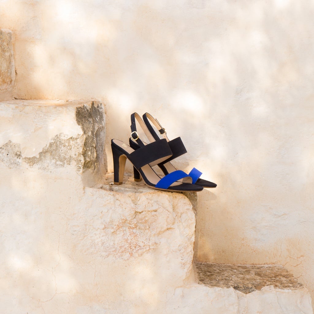 Sandales à Talons : La Capricieuse  - Navy Blue