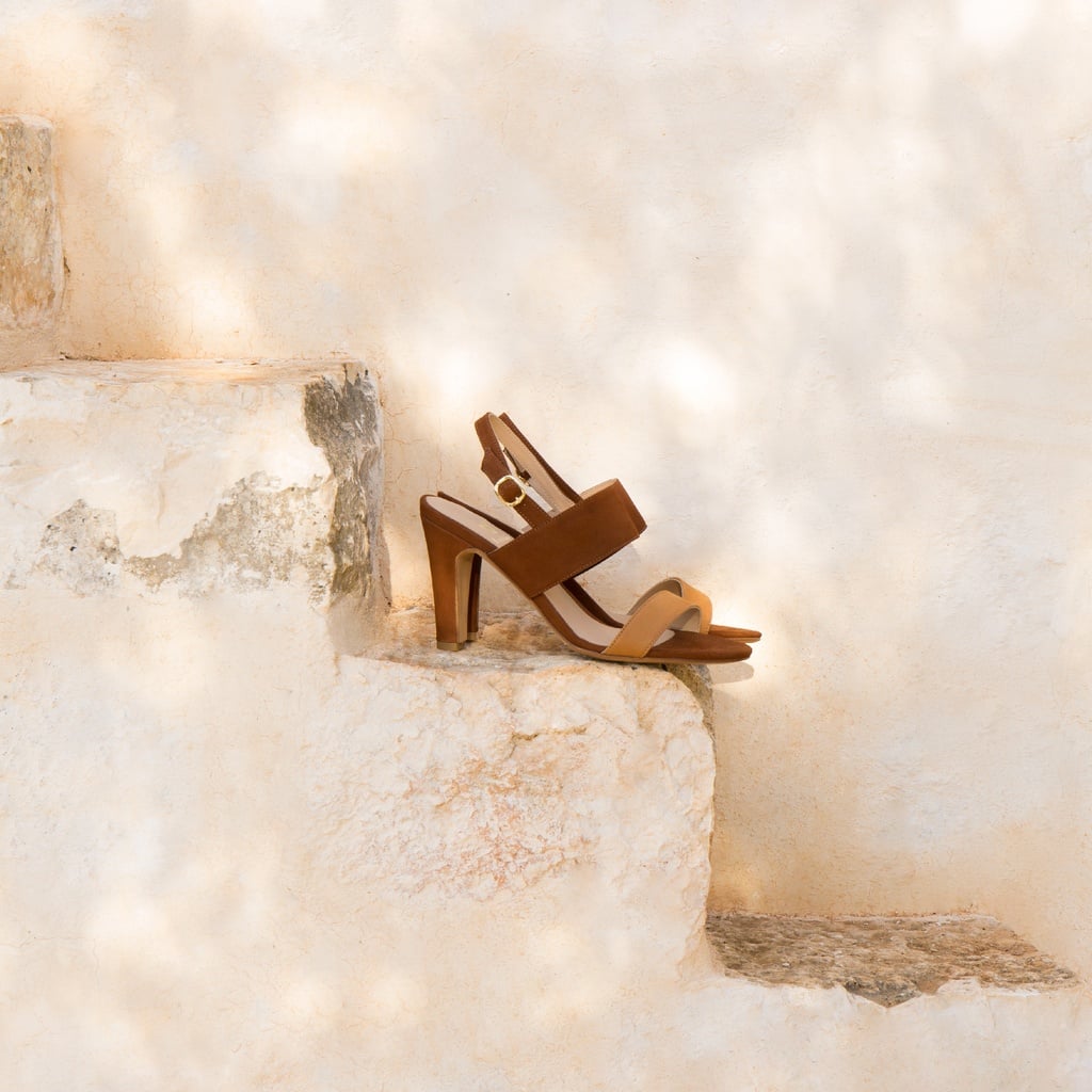 Sandales à Talons : La Capricieuse  - Hazelnut