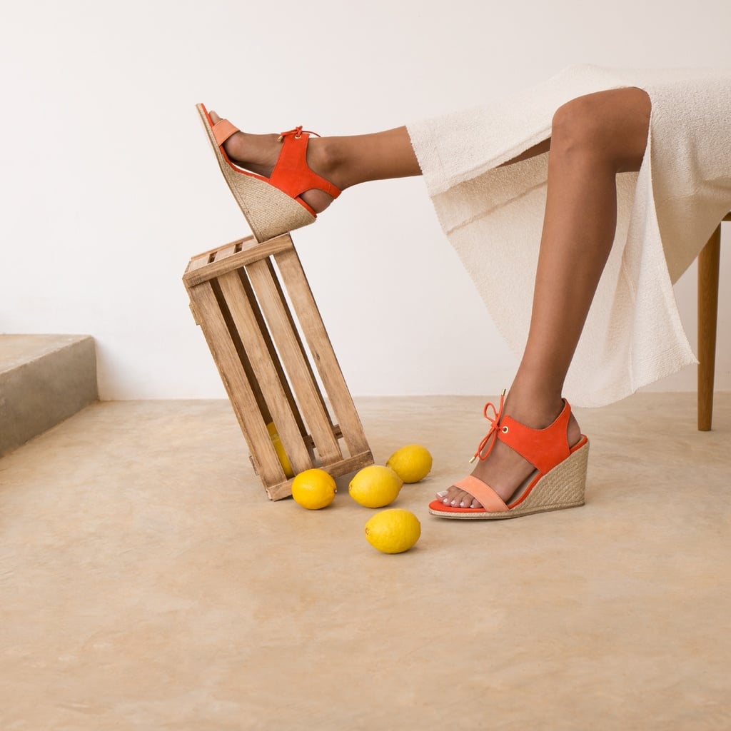 Espadrilles mit Keilabsatz : L'Estivale - Coral
