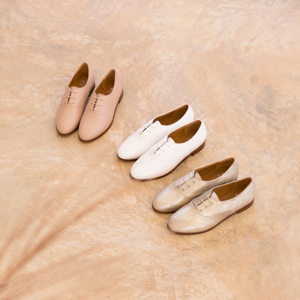 Mokassins & Derbys : La Sautillante - Blanc