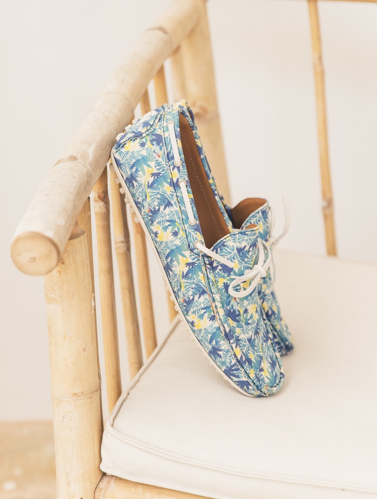 Mocasines : L'Oiseau - Tropical Blue
