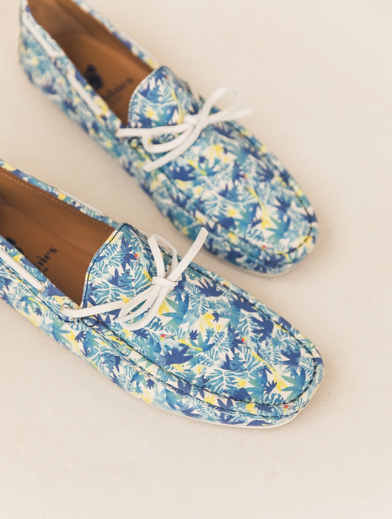 Mocasines : L'Oiseau - Tropical Blue
