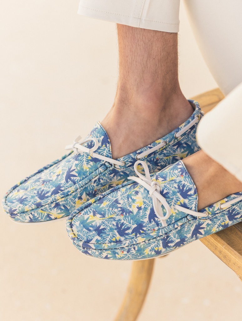 Mocasines : L'Oiseau - Tropical Blue