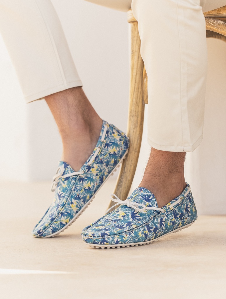 Mocasines : L'Oiseau - Tropical Blue