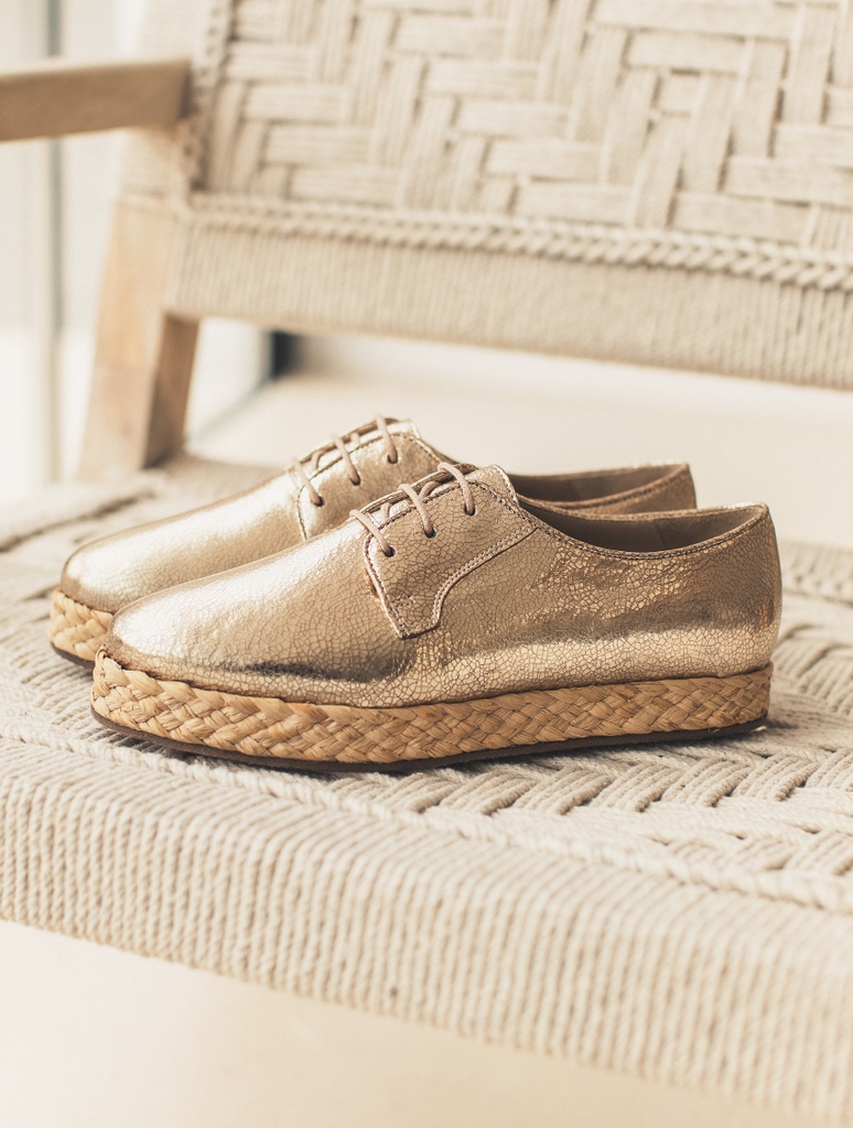 Mokassins & Derbys : La Discoquette - Gold